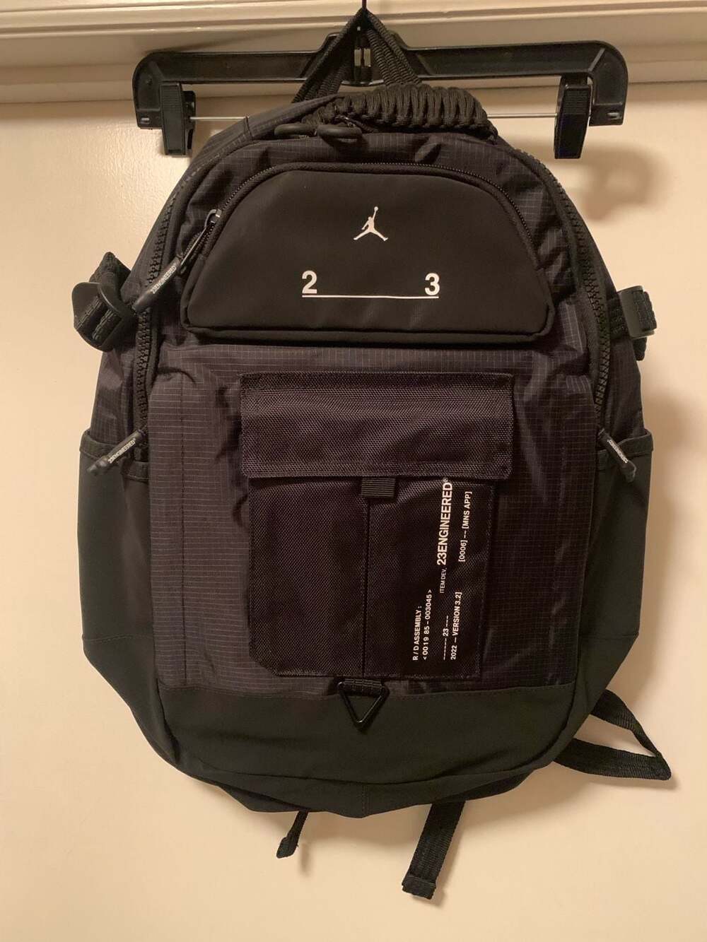 Jordan 23 Engineered Backpack Black MA0691-023